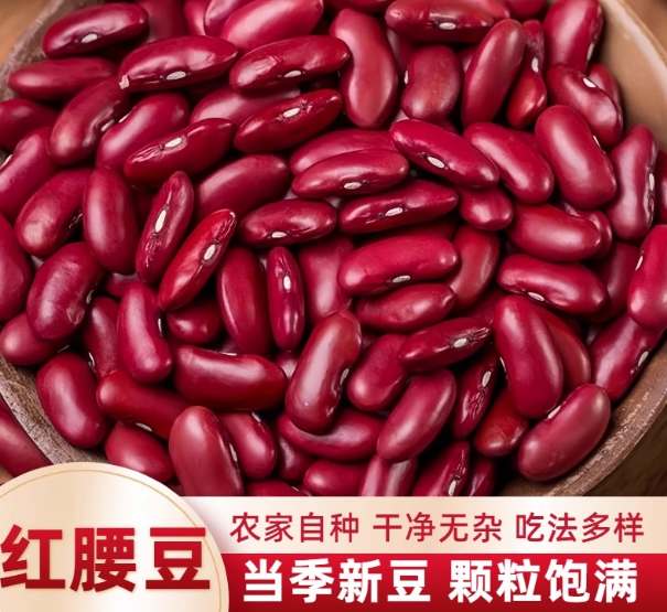 红腰豆五谷杂粮豆云南特产农家自产红豆红芸豆大红豆自种100克