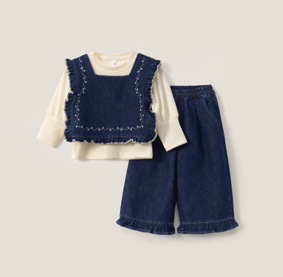 女童初秋套装春秋季2025新款韩范穿搭小女孩宝宝洋气时髦儿童