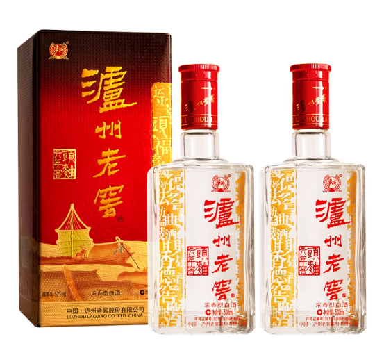 泸州老窖六年窖头曲52度500ml*2瓶