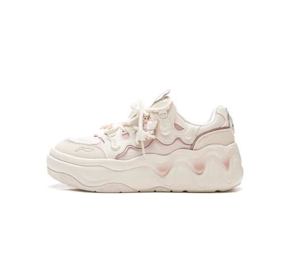 李宁奶酪3面包鞋老爹鞋女鞋厚底增高鞋子秋季新款玛丽猫(常规)